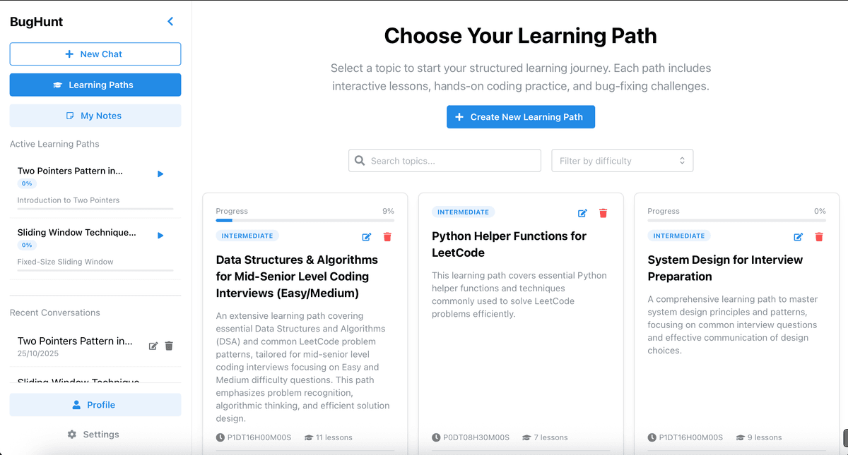 BugHunt AI Paths Creation